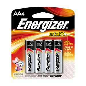 PILAS ENERGIZER MAX ALCALINAS AA x 4 BC