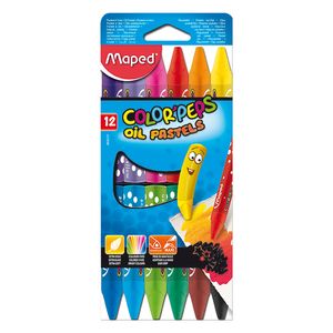 CRAYONES MAPED COLOR PEPS OLEO AL PASTEL x 12