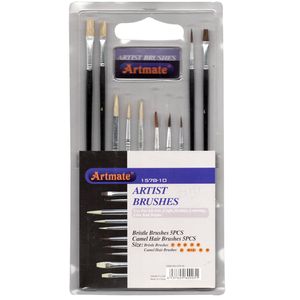 SET PINCELES ARMATE VARIOS x 10 U. (7 RED- 3 CH)