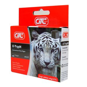 CARTUCHO GTC P/EPSON E-T135N NEGRO 13ML