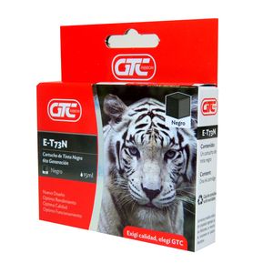 CARTUCHO GTC P/EPSON E-T73N NEGRO 13ML