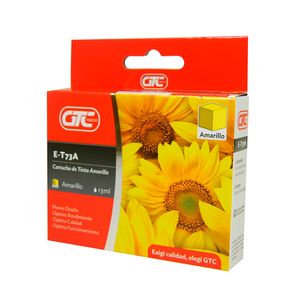 CARTUCHO GTC P/EPSON E-T73A AMARILLO 13ML