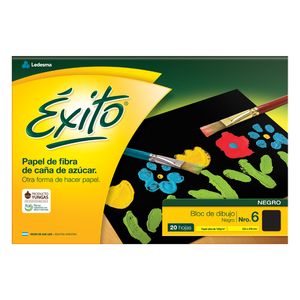 BLOCK EXITO DIBUJO N.6 NEGRO x 20 H.