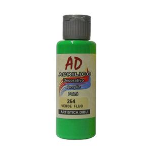 ACRILICO DECORATIVO AD 60ML.264 VERDE FLUO