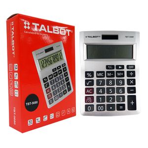 CALCULADORA TALBOT DE ESCRITORIO 12 DIG. 5680