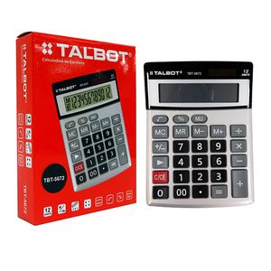 CALCULADORA TALBOT DE ESCRITORIO 12 DIG. 5672