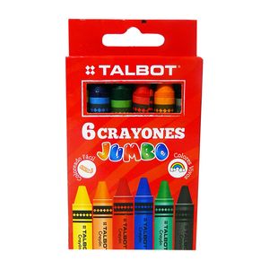 LAPIZ CERA JUMBO TALBOT x 6