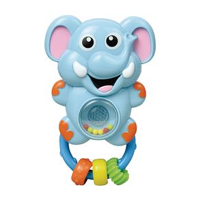 SONAJERO ELEFANTE C/LUZ Y SONIDO 14cm.