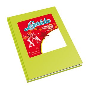 CUAD.T/DURA LAPRIDA FORRADO x 50 VERDE MANZANA RAY.