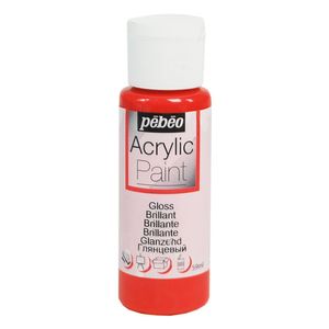 ACRILICO PEBEO 59ML. 48 BRILLANTE ROJO