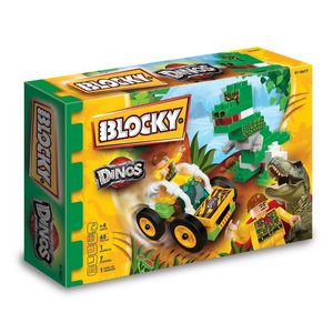 BLOQUE BLOCKY DINOSAURIOS N 1 65 PIEZAS