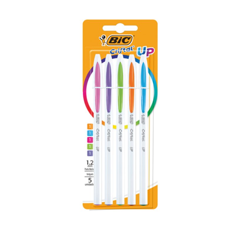 Bic Cristal Original Blíster 5 Bolígrafos Colores Surtidos