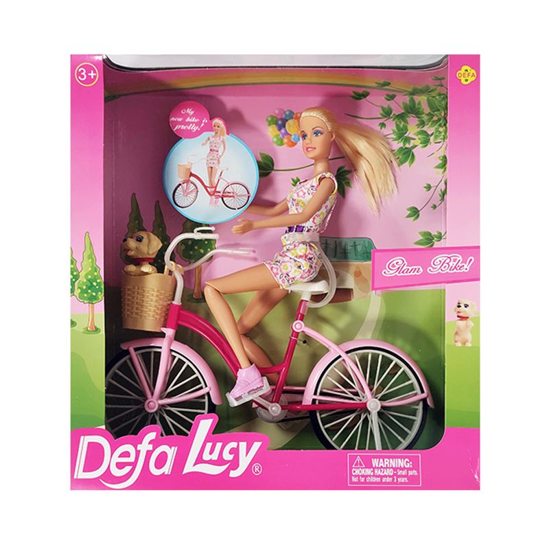 MU ECA LUCY PASEO EN BICICLETA Tomy