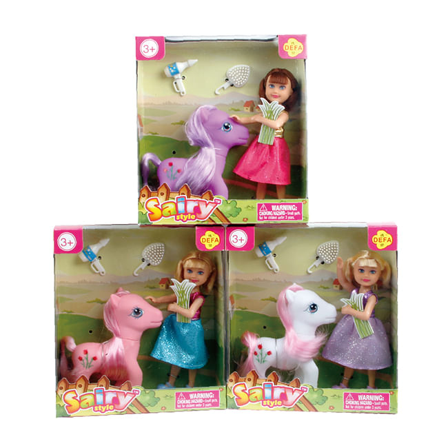 Muñeca best sale con pony