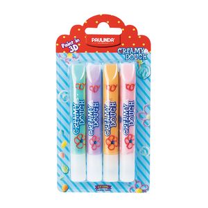 MASA PAULINDA CREAMY DOUGH LAPIZ 10ml. x 4 BL MACARON