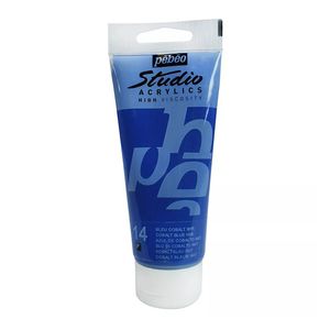ACRILICO STUDIO 100ML. 014 AZUL COBALTO OPACO
