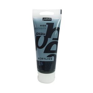 ACRILICO STUDIO 100ML. 026 NEGRO MATE