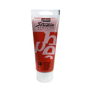 ACRILICO STUDIO 100ML. 034 OCRE ROJO