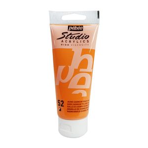 ACRILICO STUDIO 100ML. 052 AMARILLO CADMIO OSCURO