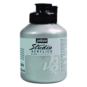 ACRILICO STUDIO 500ML. 351 PLATA