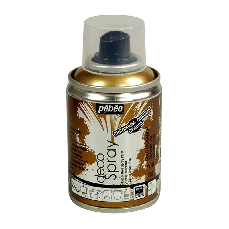 Pintura Cromo-Oro Spray