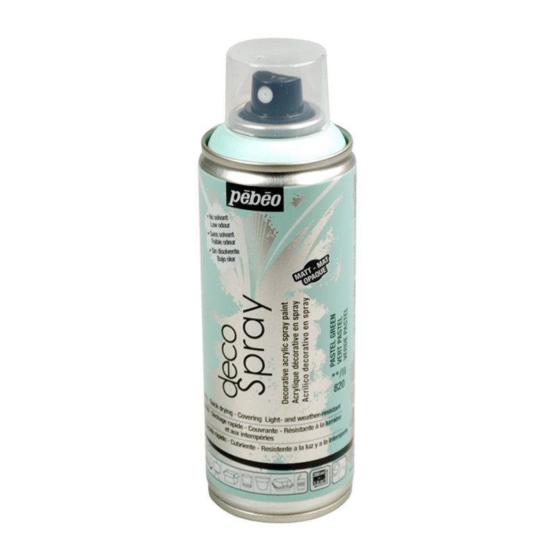 PINTURA EN AEROSOL DECOSPRAY 200ML. VERDE PASTEL - Tomy