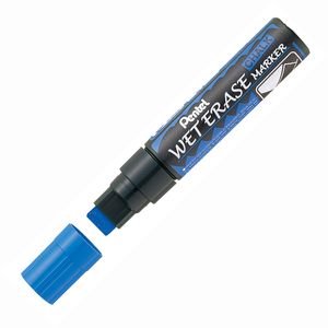 MARCADOR PENTEL ERASE JUMBO PIZARRA/VIDRIO AZUL