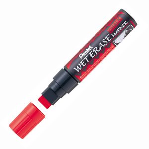 MARCADOR PENTEL ERASE JUMBO PIZARRA/VIDRIO ROJO