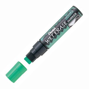 MARCADOR PENTEL ERASE JUMBO PIZARRA/VIDRIO VERDE