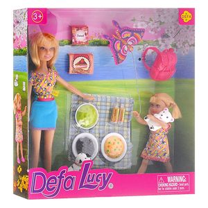 MUÑECA LUCY Y SAIRY DIA DE CAMPING