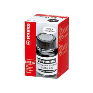 TINTA STABILO P/MARC.PERMANENTE 25CC. AZUL