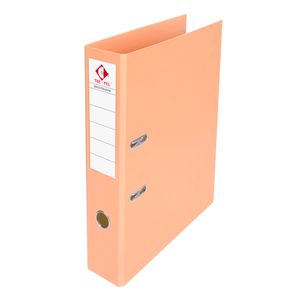 BIBLIORATO PVC A4 7cm. NARANJA PASTEL
