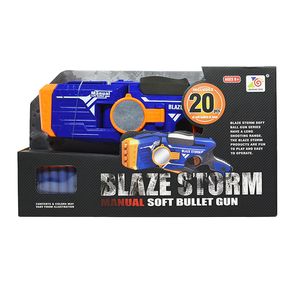PISTOLA BLAZE STORM LANZA DARDOS MULTISIDE 20 DARDOS