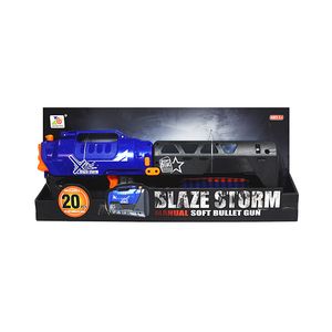 PISTOLA BLAZE STORM LANZA DARDOS FOLDING 20 DARDOS
