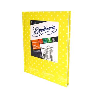 CUAD.T/DURA RIVADAVIA LUNARES AMARILLO x 50 RAY.