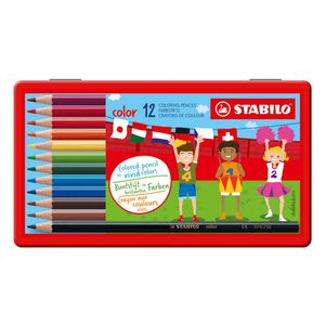 LAPICES STABILO COLOR LATA x 12 LARGOS