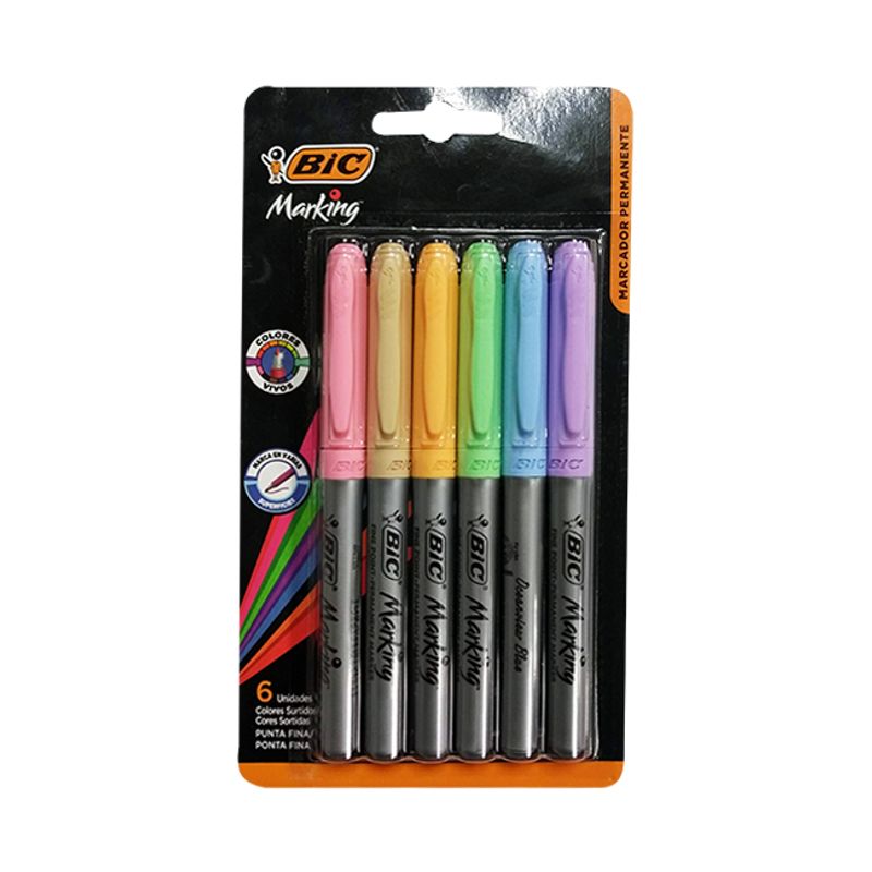 ROTULADORES PERMANENTES PACK 5 COLORES PASTEL