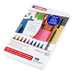 SET MARCADOR EDDING E1200 EST.METAL x 10 SURT.