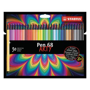 MARCADOR STABILO PEN 68 ARTY ESTUCHE x 30 CARTON