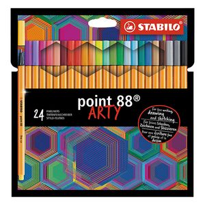 MICROFIBRA STABILO POINT 88 ARTY ESTUCHE x 24 CARTON