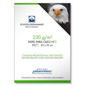 BLOCK PLANTEC OLEO TEXTURADO ENCOLADO 25x35 230 GRS.x 20 H.