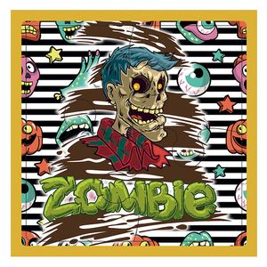 ROMPECABEZAS 16x16 ZOMBIES SETx 2 U. 4 PZAS.