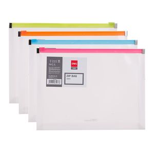 SOBRE DELI A5 PP. TRANSPARENTE CON CIERRE ZIP