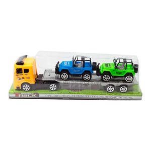 CAMION MOSQUITO FRICCION SUPER TRACK C/2 JEEPS 30CM