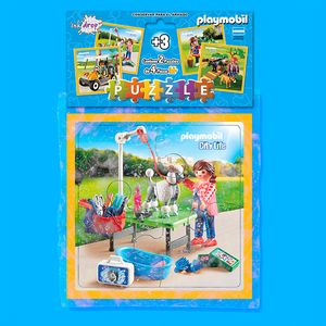 ROMPECABEZAS 16x16 PLAYMOBIL CITY LIFE SETx 2 U. 4 PZAS.