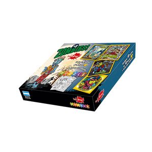 ROMPECABEZAS 16x16 ZOMBIES EN CAJA X 4 U. 4 PZAS.