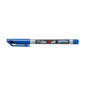 MARCADOR WRITE-4 ALL PERMANENTE FINO AZUL