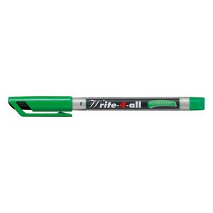 MARCADOR WRITE-4 ALL PERMANENTE FINO VERDE