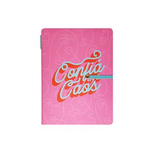 CUADERNO TALBOT 14x19 C/BOL. Y ELAST. CONFIA