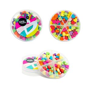 SET DE BIJOU LOOKMANIA CAJA CIRCULAR 6 DIVISIONES PLASTICO